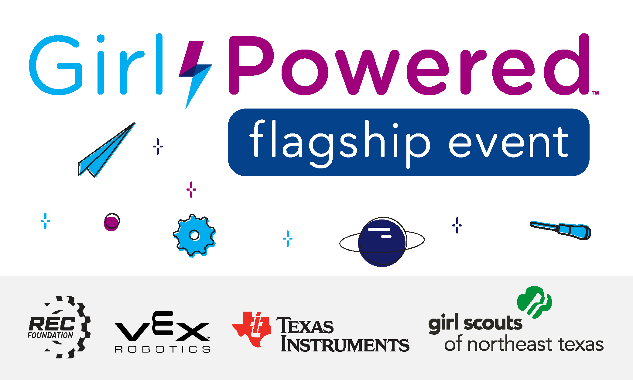 Girl Powered Flagship Event Presented by Texas Instruments Logo